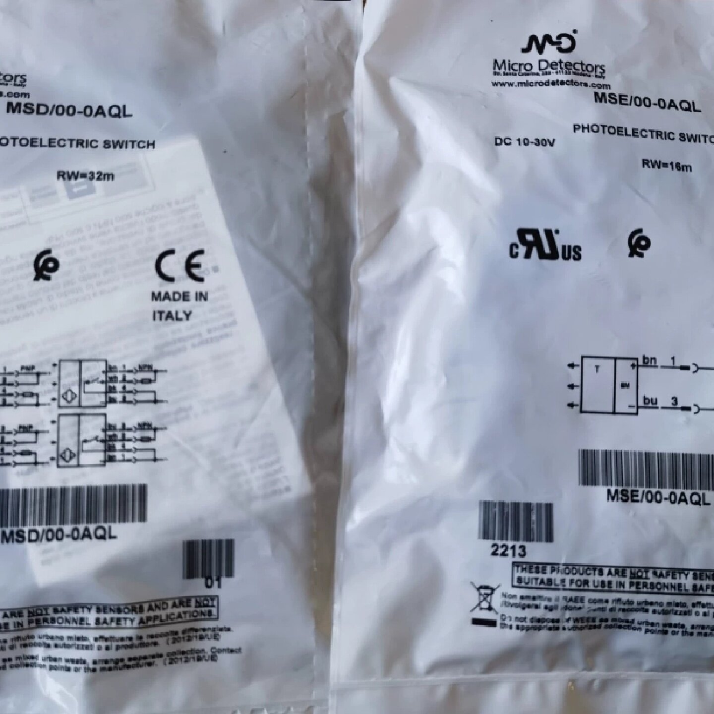 议价意大利MD墨迪Micro Detectors感测器MSD/00-0AQLMSE/00-0AQL