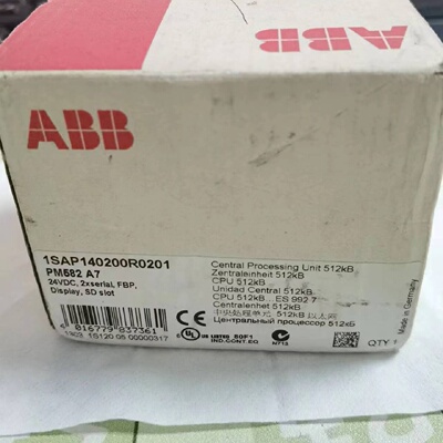 议价现货实价PM582全新原装正品ABB CPU模块1SAP140200R0201