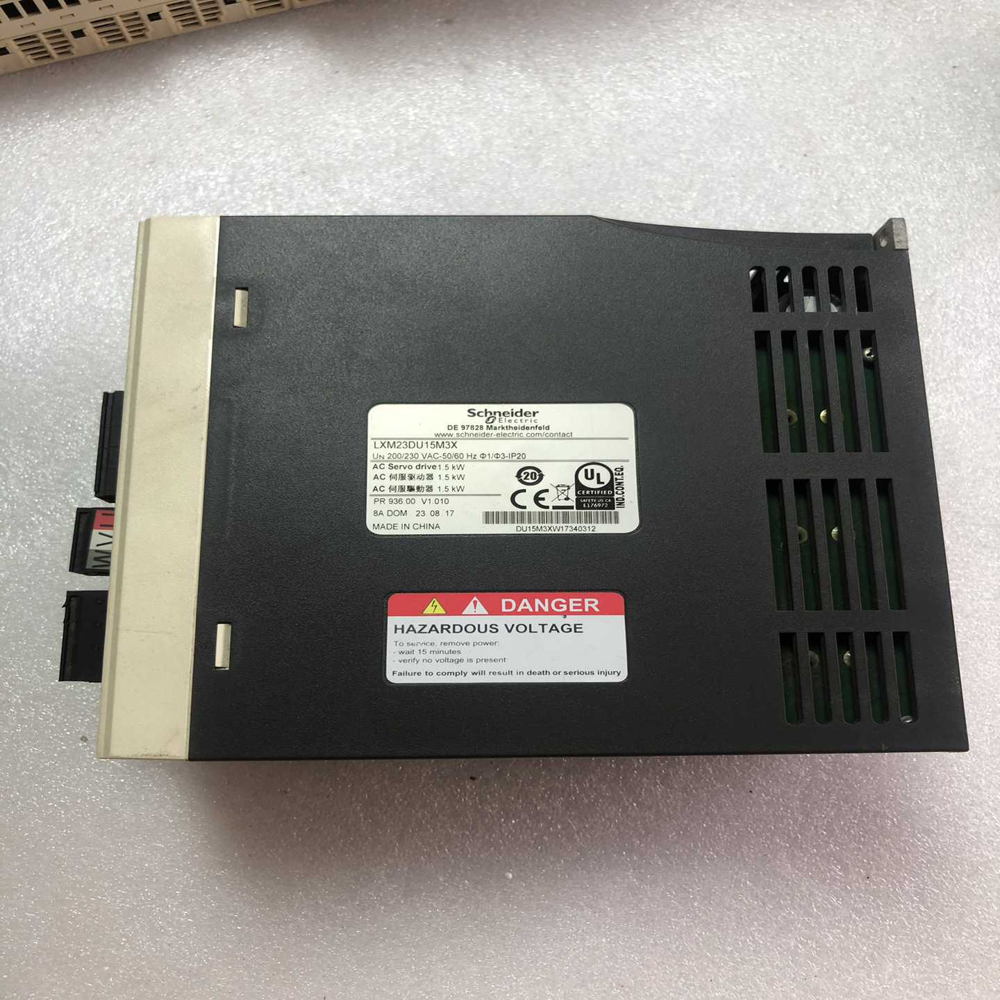 询价~施耐德伺服驱动器LXM23DU15M3X，1.5kW，20