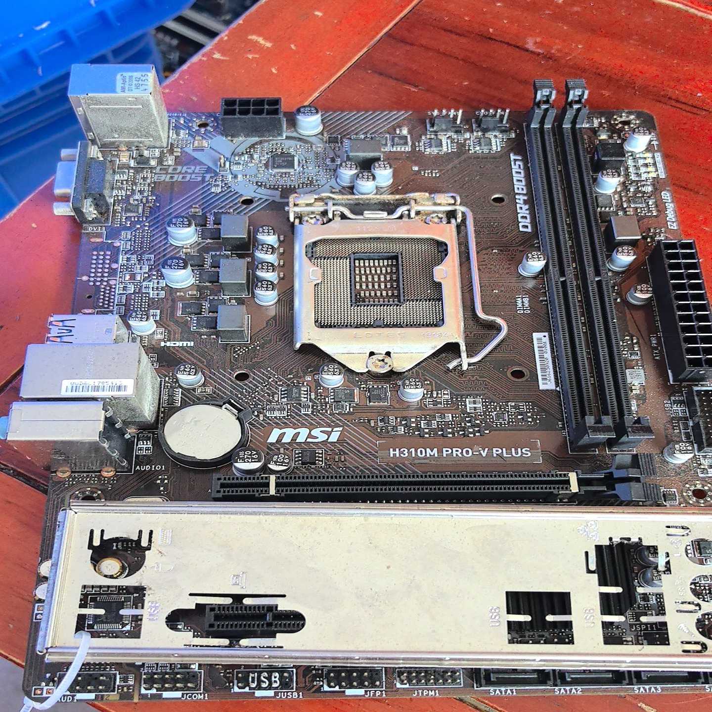 （议价）微星H310M-PRO-VPLUS主板，实物图，正常测试