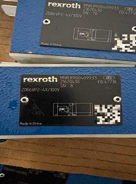 R900409933ZDB6VP2-4X/100V力士乐【询价】