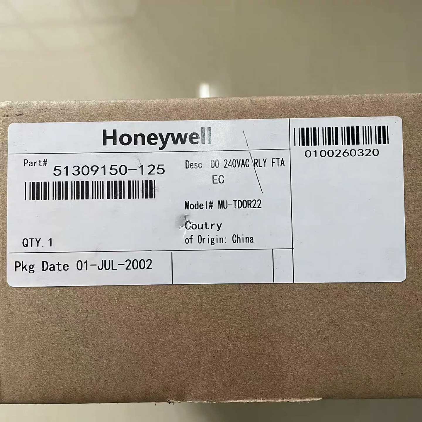 询价全新Honeywell霍尼韦尔MU-TDOR22原装513