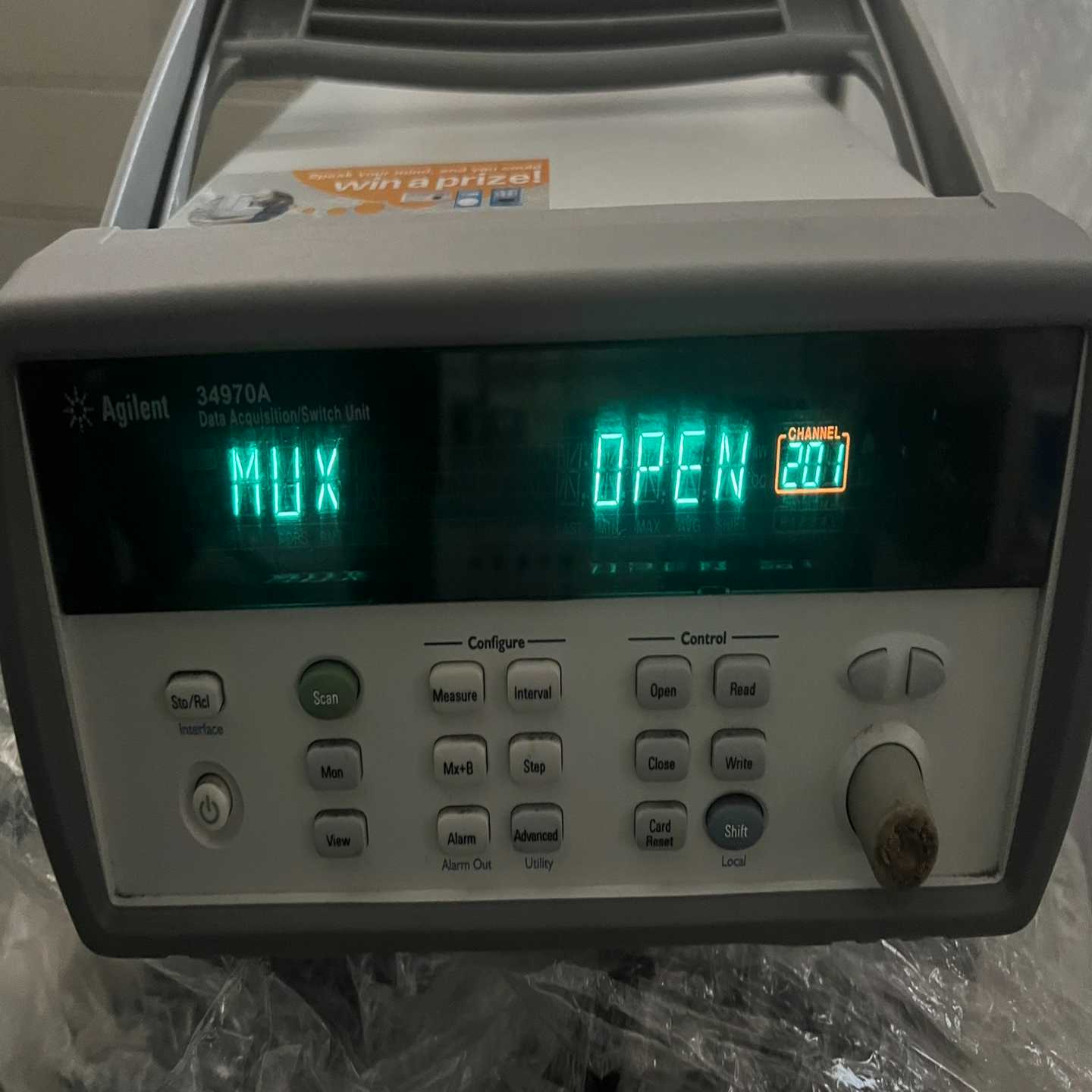 询价安捷伦34970A数据采集器带三张34901A