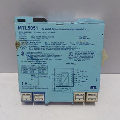 MTL 5051 IS Serial Data Communications Isolator