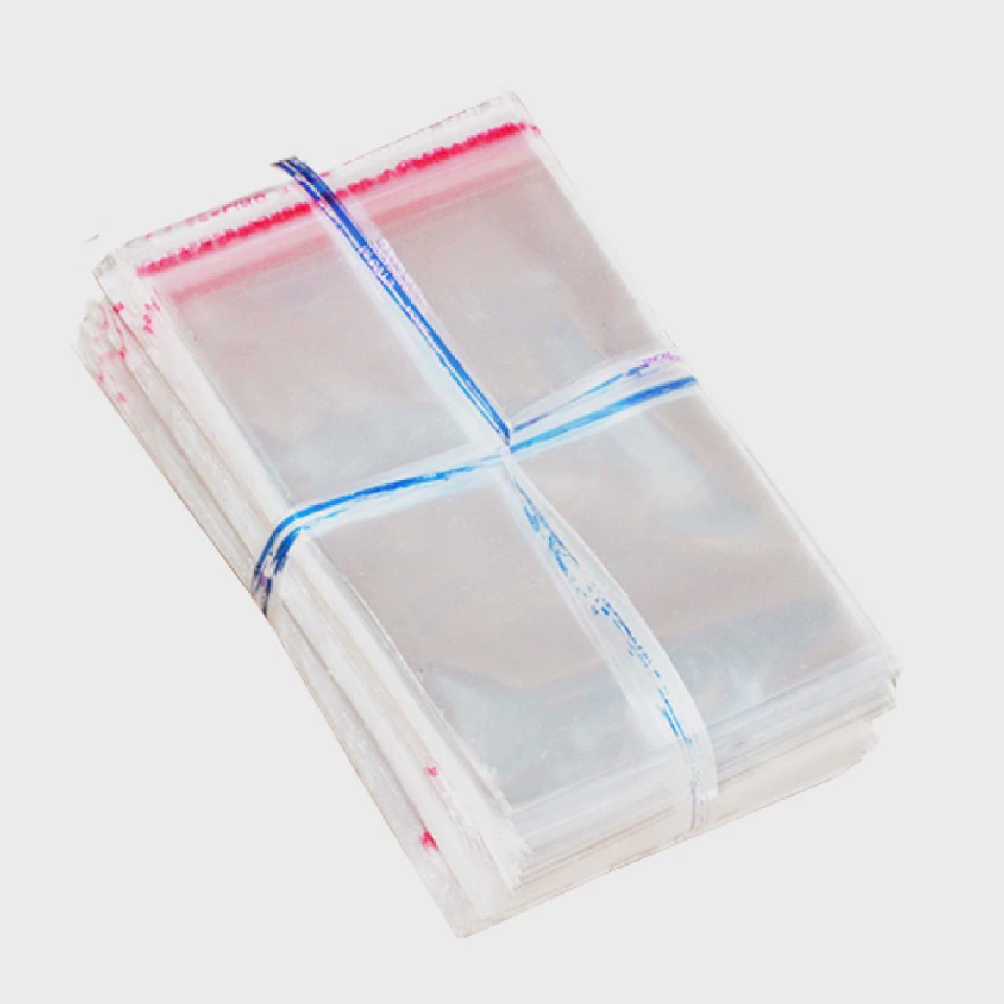 19*26*5丝OPP自粘袋透明不干干胶袋毛巾包装袋塑料袋500个售价