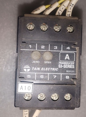 【议价】台湾台技台湾TAIK台技S3AD1单相交流电流变送器