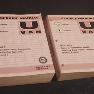 VENTURE MONTANA SERVICE MANUAL NICE SET 2005