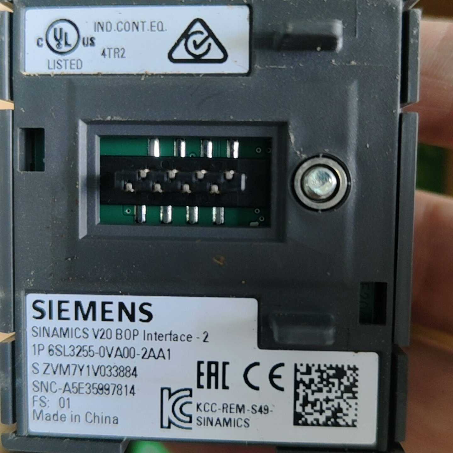 西门子变频器通讯卡V20BOPinterface-2/6--议价商品