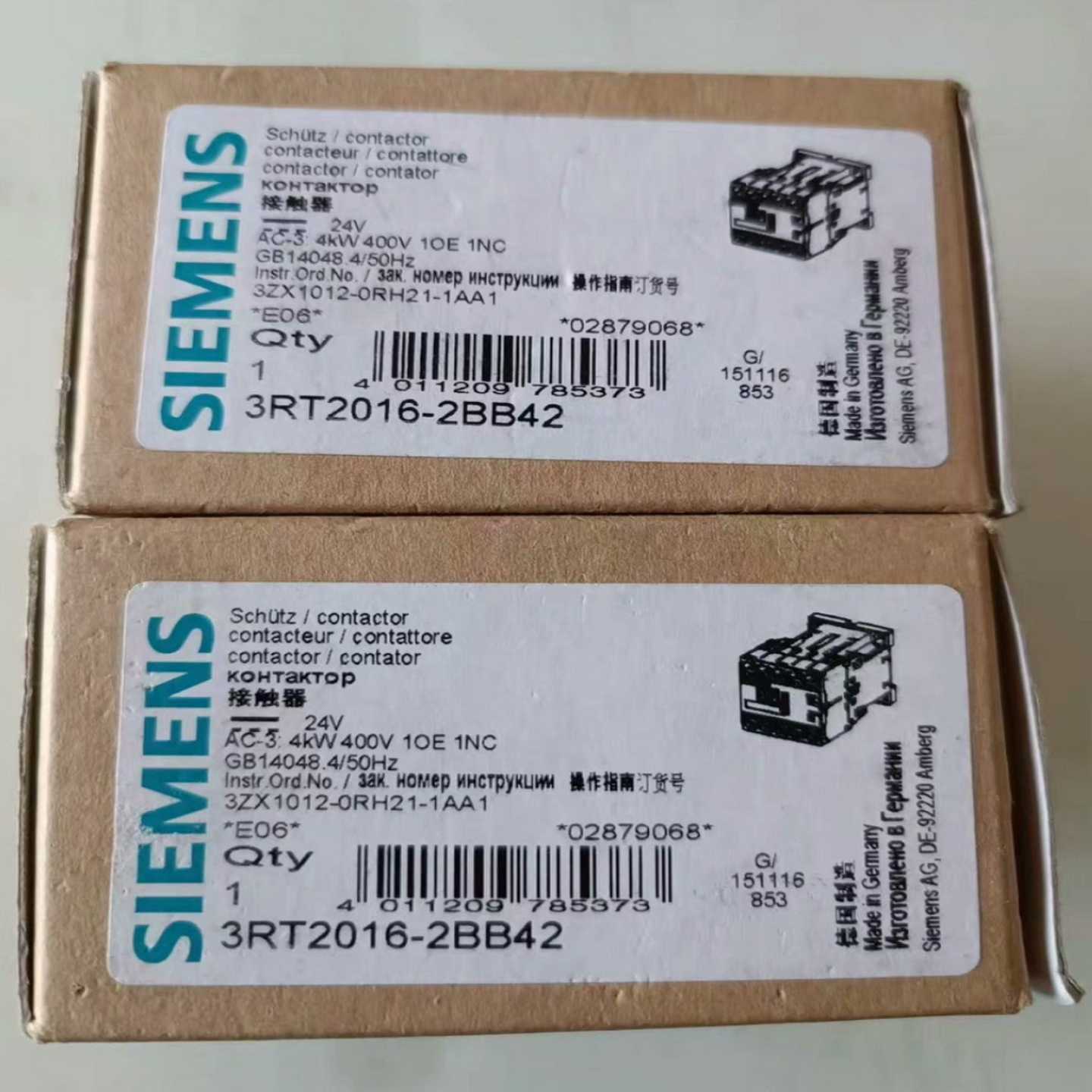 接触器3RT2016-2BB42库存货，包装询价