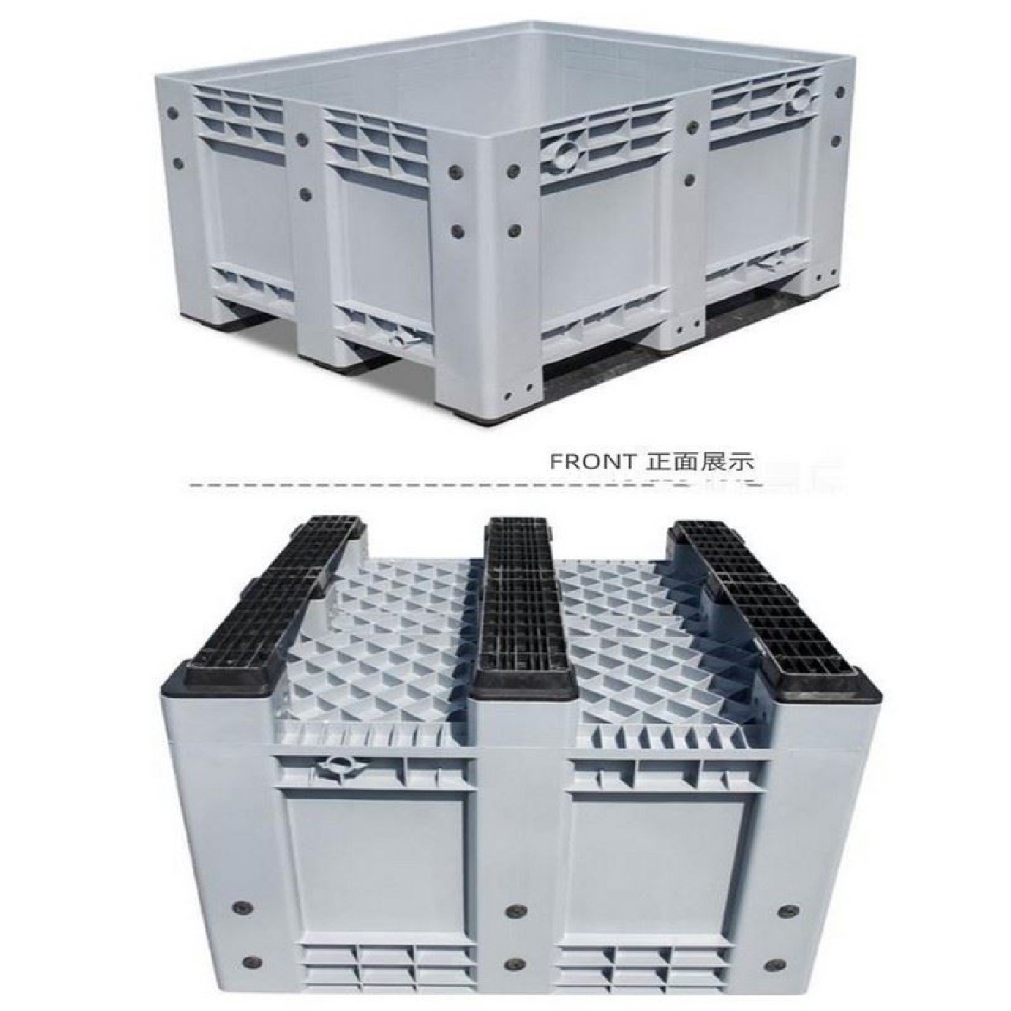 塑料卡板箱特大号工具箱封闭式叉车塑料物流箱超大箱式塑料托盘,橡塑材料及制品,泡沫塑料板,淘宝优惠券,粉丝福利购,淘宝优惠卷