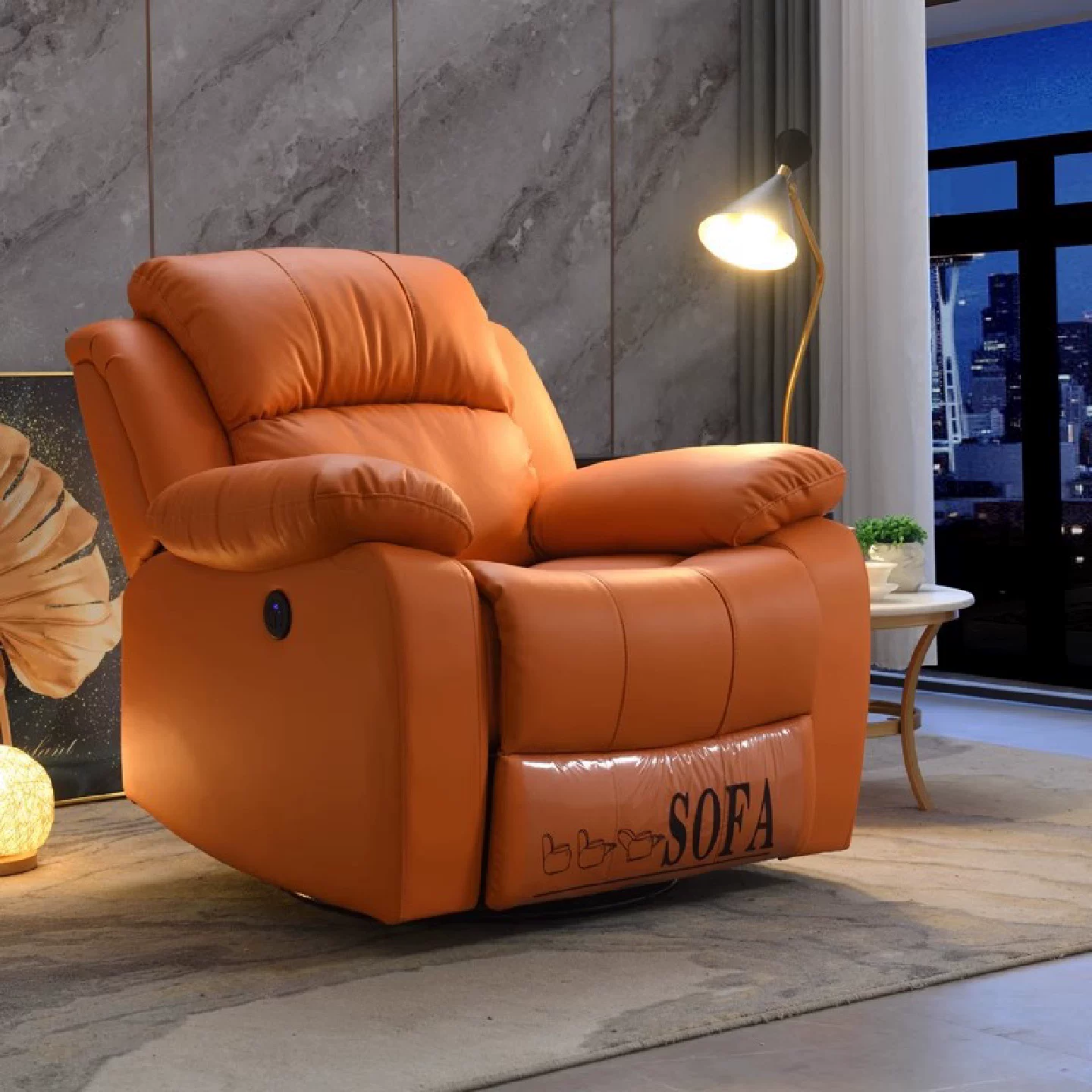 Space universal electric sofa for manicure for eyelashes, science and technology