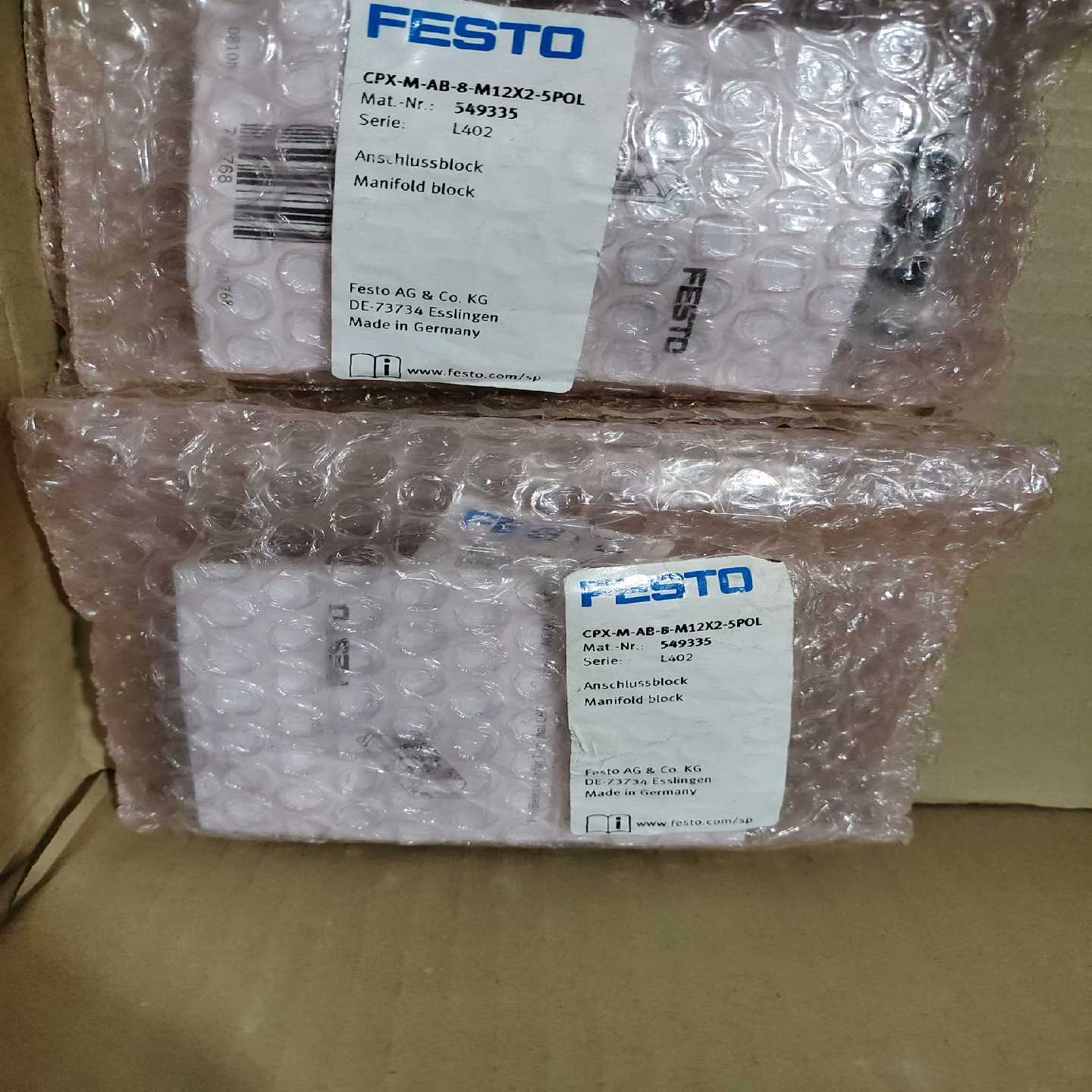 费斯托气路板模块CPX-M-AB-8-M12X2-5POL询价