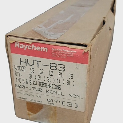 BOX OF 3 NEW RAYCHEM HVT83 1C 5  8KV TERMINATIONS 096298000