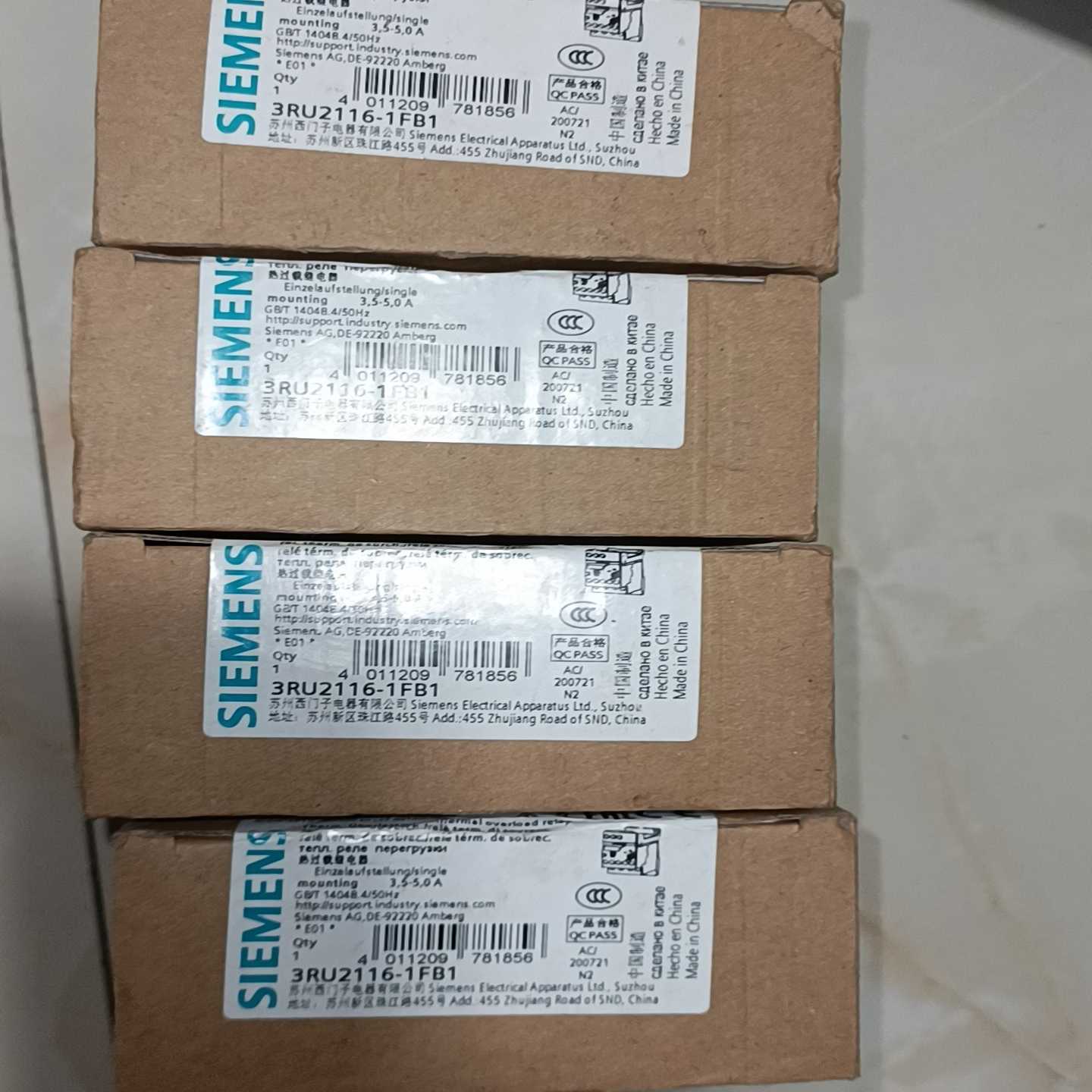【议价】3RU2116-1FB1热过载继电器