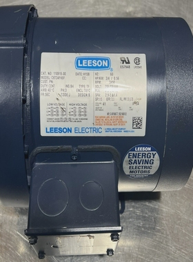 LEESON3/4HPC56CTEFC交流电机110915.00460伏3PH3450RPM