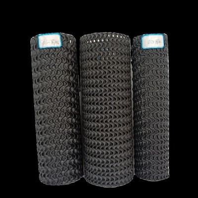 曲纹网状硬式透水管DN110mm厂家直销牙山网型草坪绿化排水盲沟管