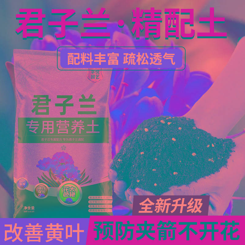 君子兰专用土营养土肥料盆栽土专用肥兰花土通用型透气土壤种