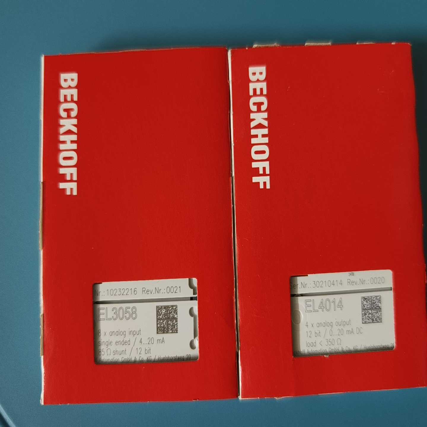 倍福EL4014  EL3058未拆封 的联系~询价