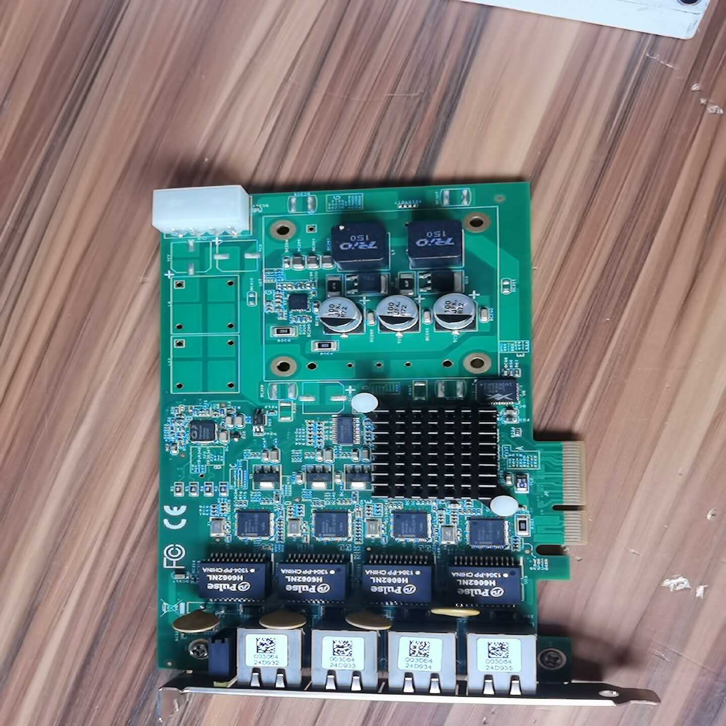 【议价】凌华图像采集卡PCIe-GIE64网卡4通道PC