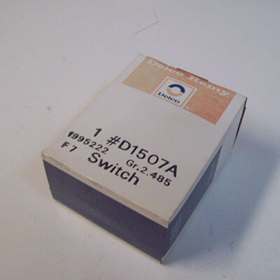 DELCO REMY 1995222 HEADLIGHT SWITCH D1507A  NOS  FREE SHIPPI