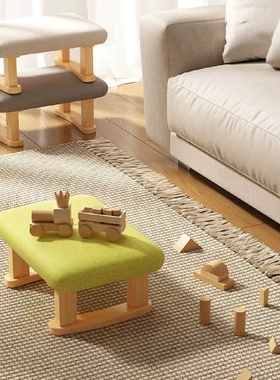 实木脚踏凳小凳子家用沙发矮踩脚凳客厅放腿脚蹬桌下翘脚凳包邮