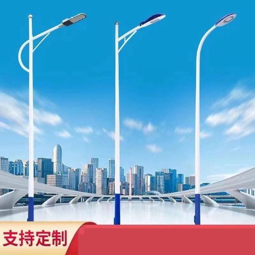 LED灯公园智慧路灯中式灯杆城市充电桩显示屏含智能软件户外防水