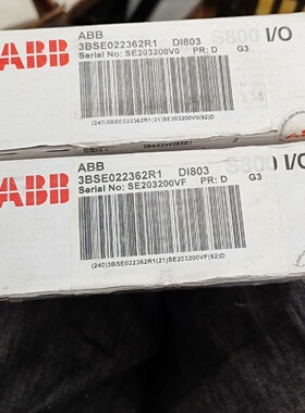 议价ABBS800系列IO模块型号3BSE022362R1议价