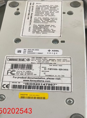 【请询价】MOUSE-TRAK  B-5XUSB-XROHS 轨迹球滚