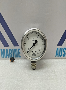 WIKAEN837-1PressureGauge0-16BarCl1.6