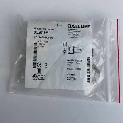 【星慕电子】BALLUFF巴鲁夫 BOS01EM BOS 18M-PO-