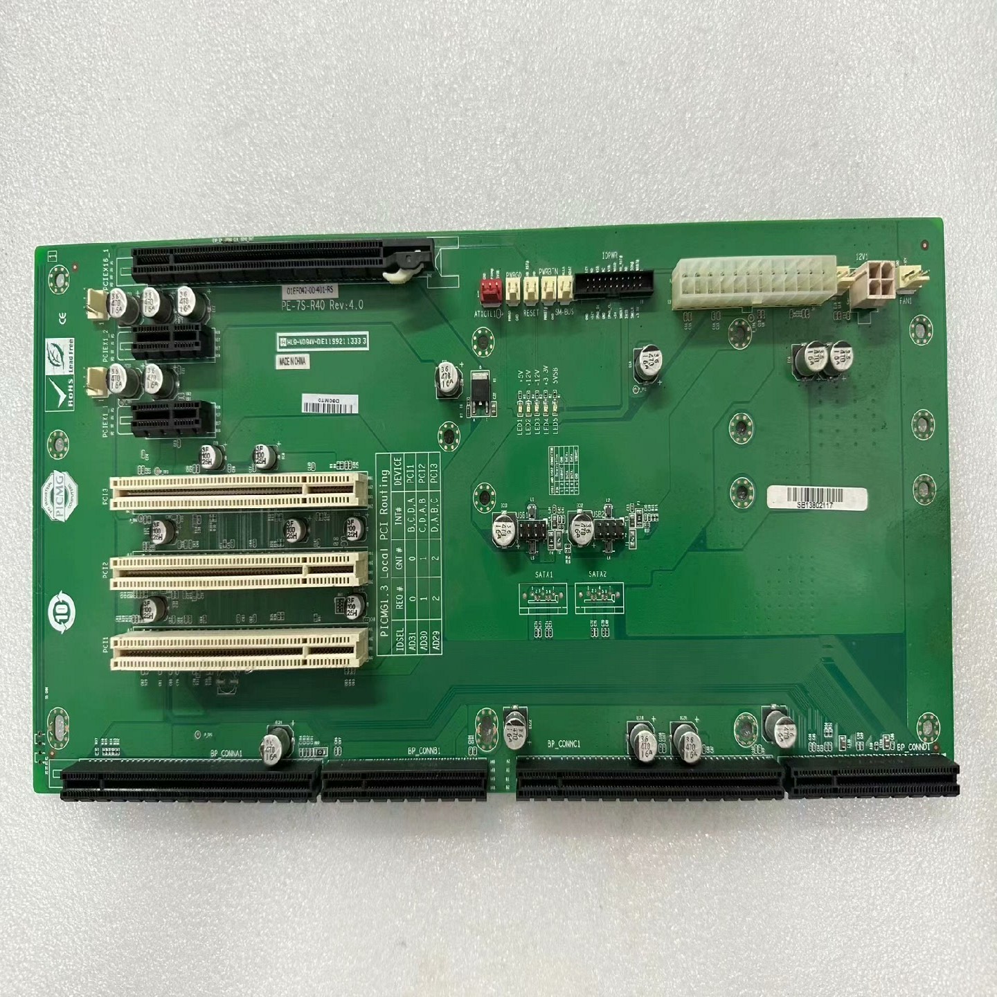 工控机底板PE-7S-R40 REV：4.0实物图~询价