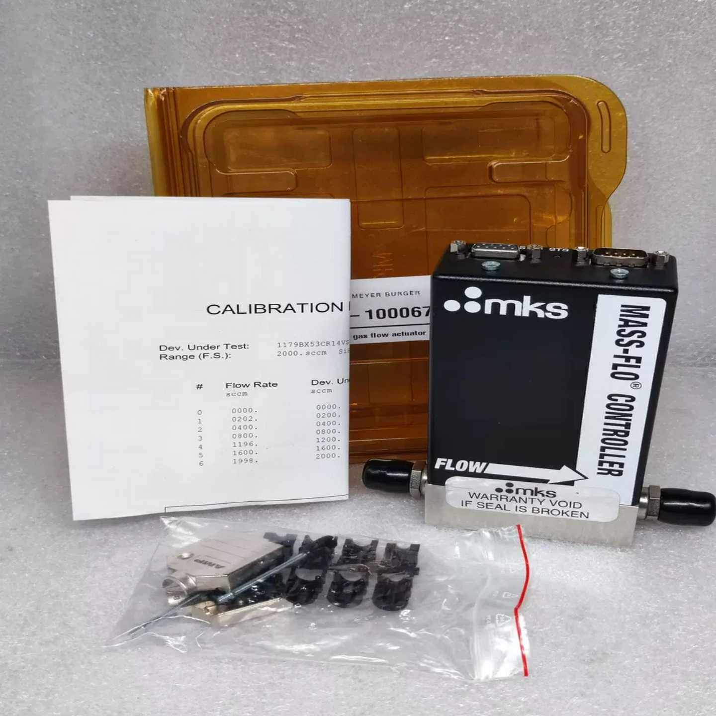 MKS质量流量计1179BX53CR14VSPC1200--议价商品