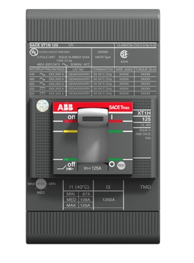 XT2N160TMD25-300FFCL4PXTL00014XT系列塑壳断路器
