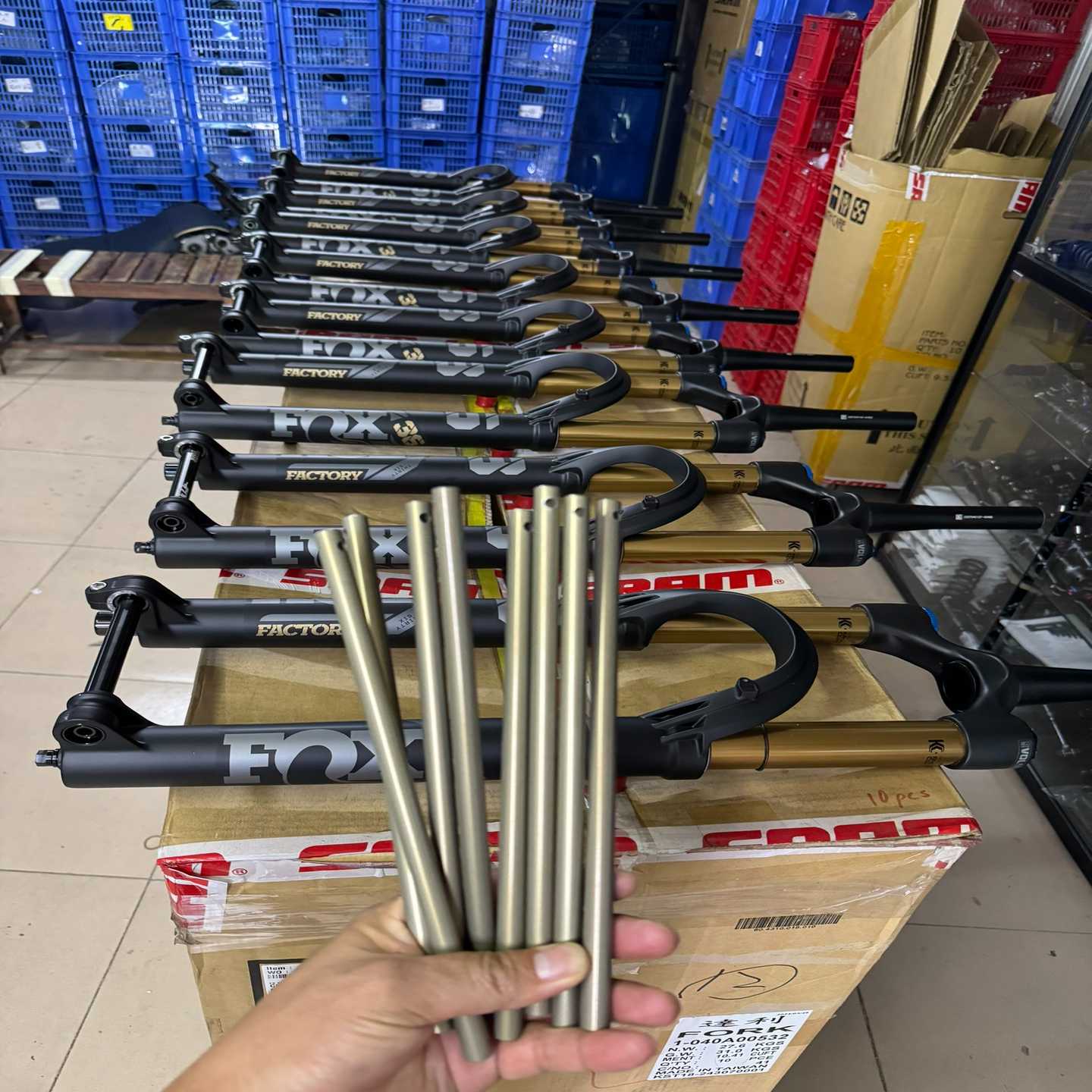 fox前叉改行程修补件前叉气叉修补件改行程杆各种小配件都--议