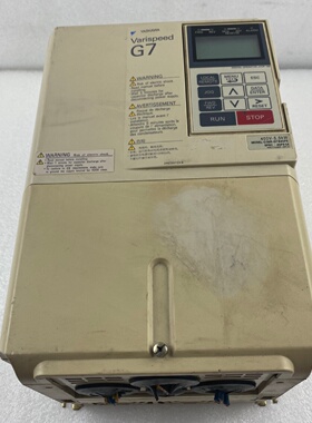 【询价】安川G7变频器CIMR-G7B45P5 5.5KW实物图已测