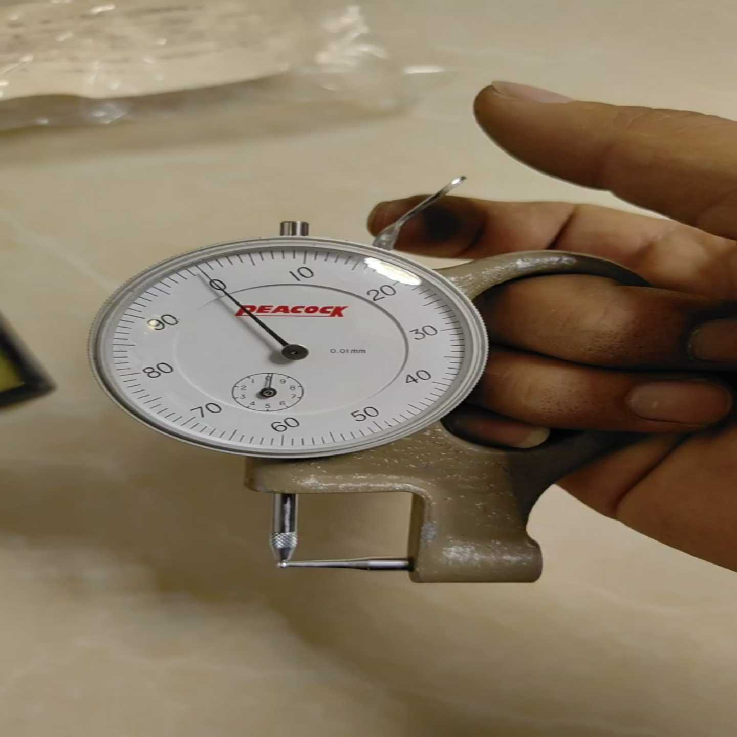 议价孔雀牌测厚规,尖头厚度计。功能精度完好,全新,是拆适用