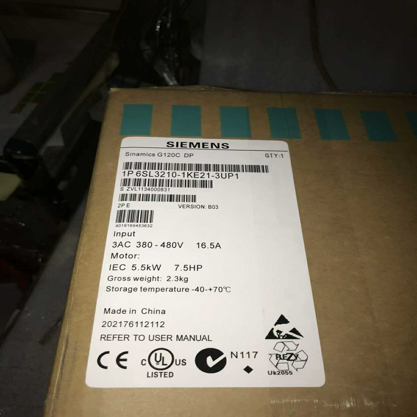 变频器6SL3210-1KE18/21/23-8/af1/U【博航商行】