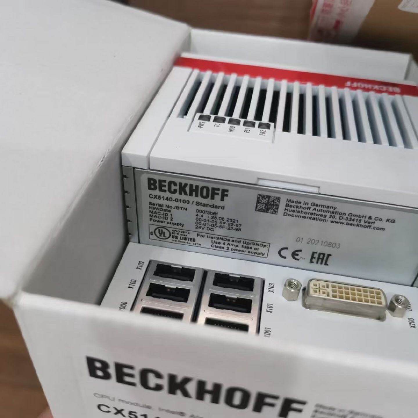 【询价】德国BECKHOFF倍福控制器CX5140-0100适用