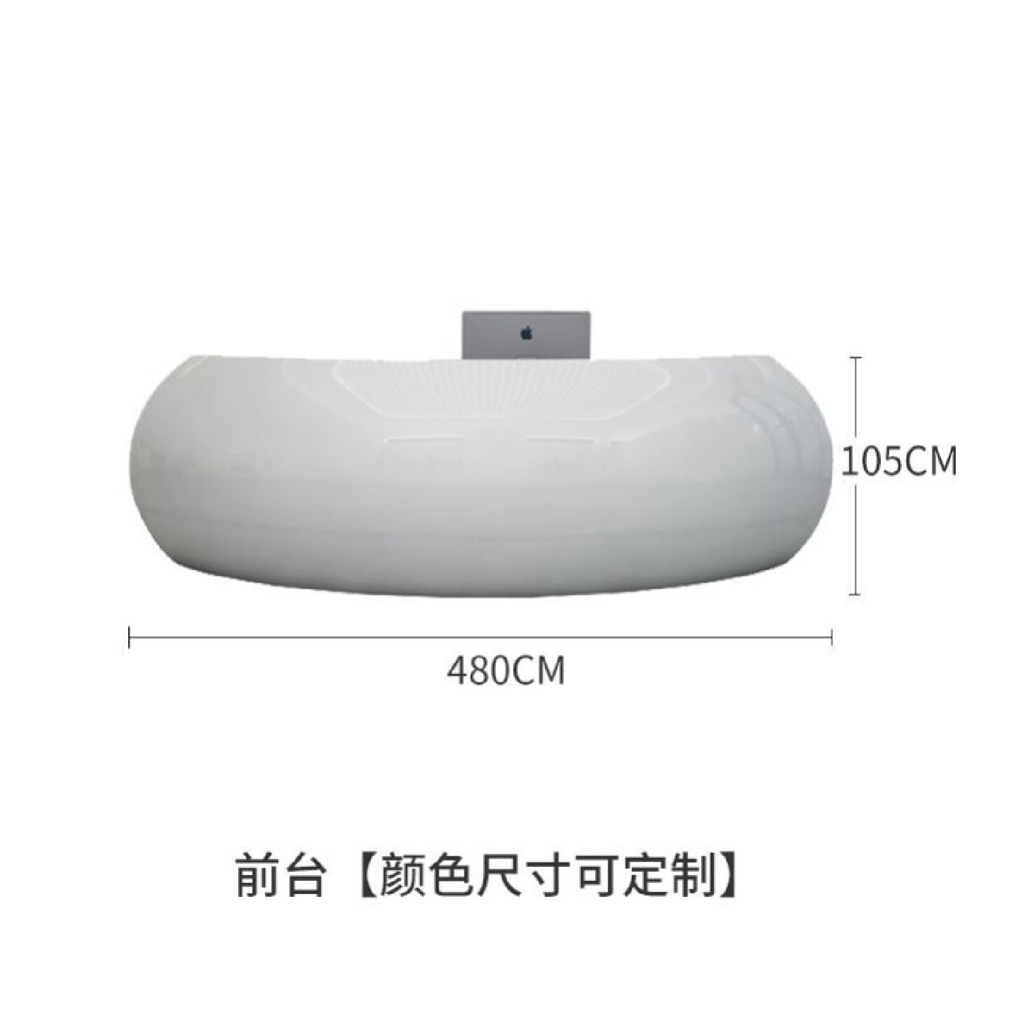 公司前台接待台简约现代定制烤漆酒店大厅培训机构吧台收银柜台柜