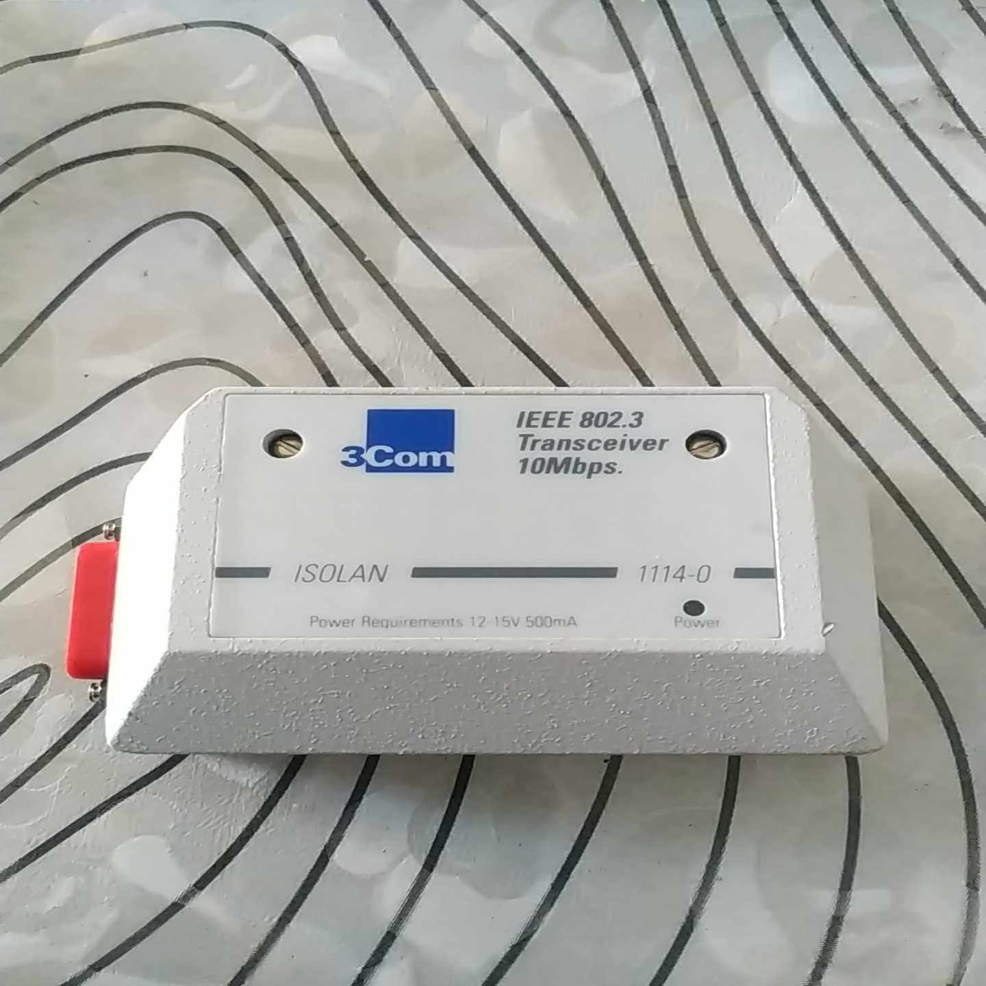 询价3com以太网信号收发器IEEE802.3，全新要的私聊