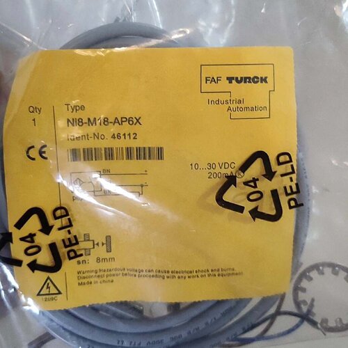 询价-图尔克8M18AP6X订货号46112图尔克接近
