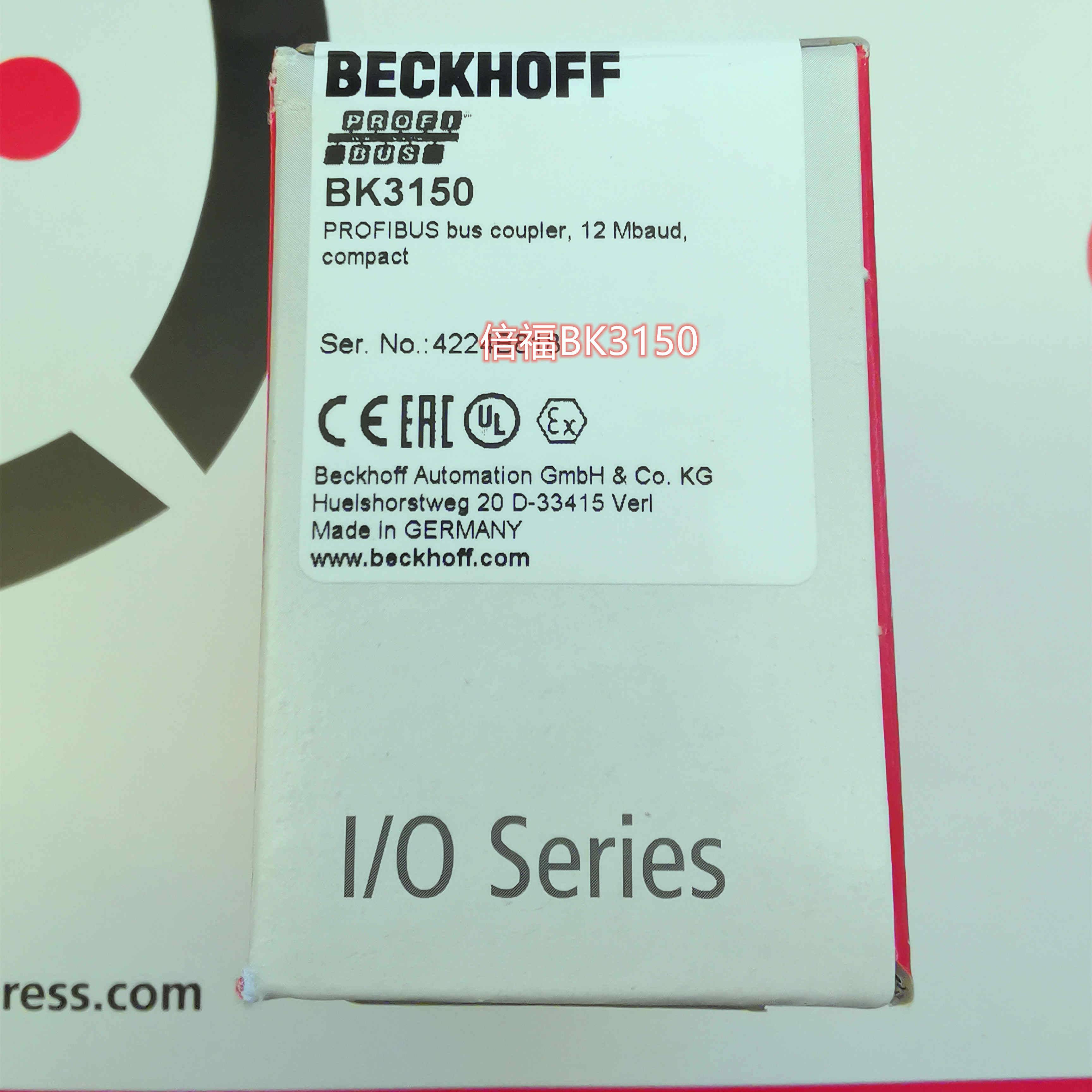 配件全新现货BECKHOFF BK3150BK3120总线耦合器议价