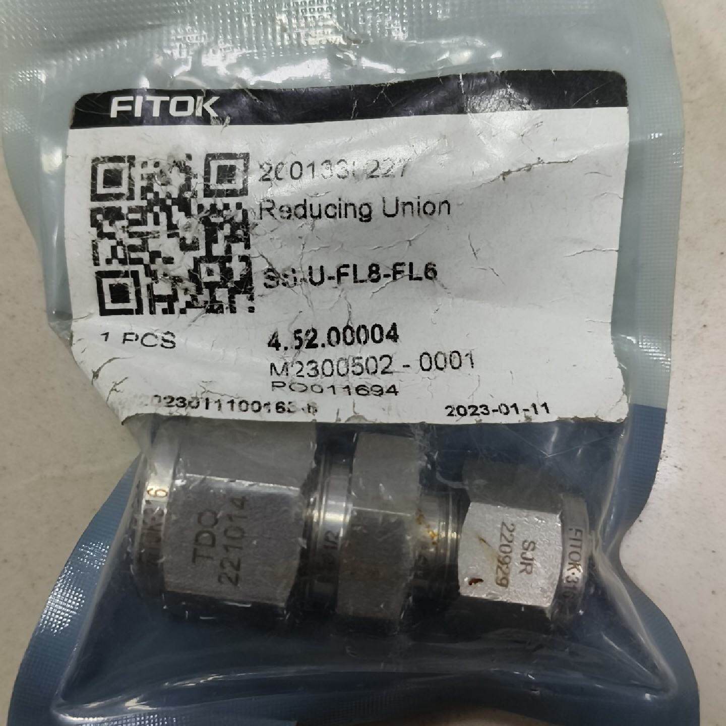 全新FITOK飞托克减径接头型号SSUFL8FL&mdash;议价