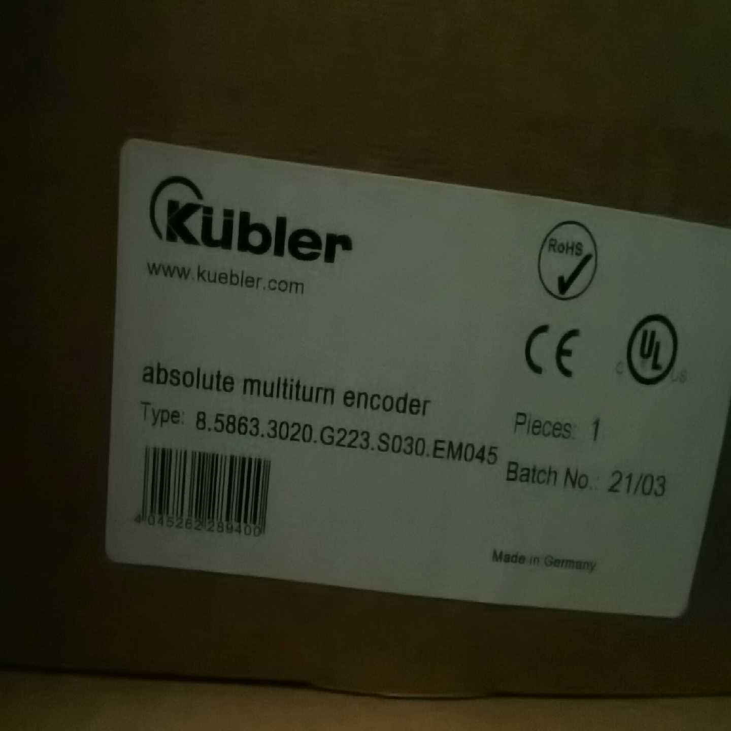 询价8.5863.3020.G223.S030.EM045编码器