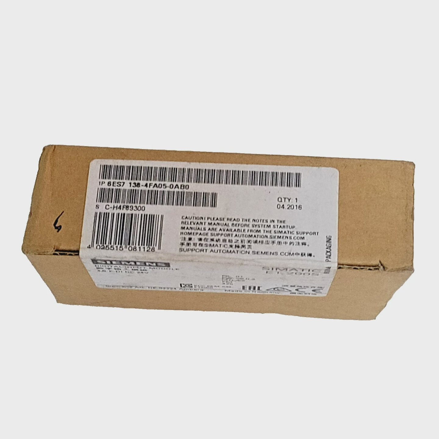 Surplus密封西门子6ES7138-4FA05-0AB06ES7138-4FA05-0AB0SI