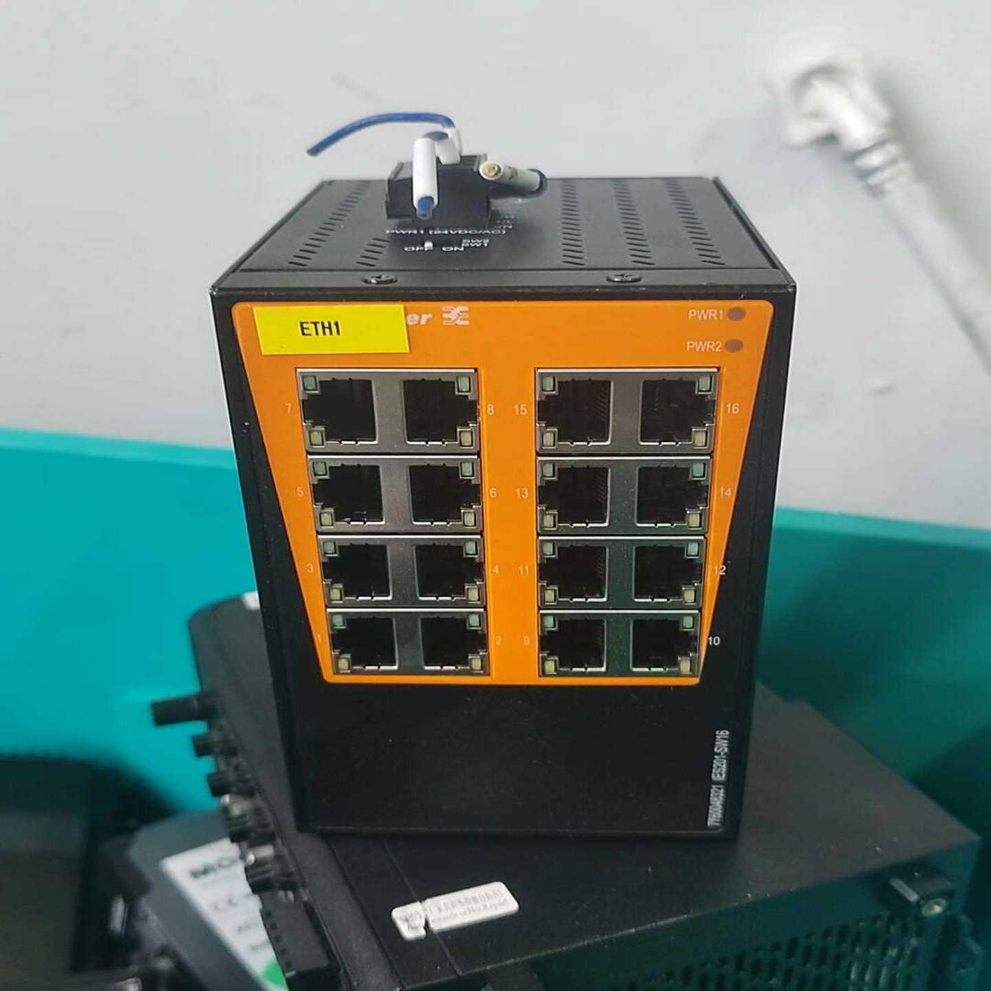 魏德米勒交换机IES201-SW16功能完好，实物拍摄，看好--议价商品