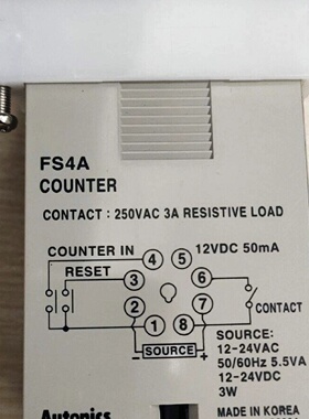 询价*计数器FS4A24VDCAutocs奥托尼克