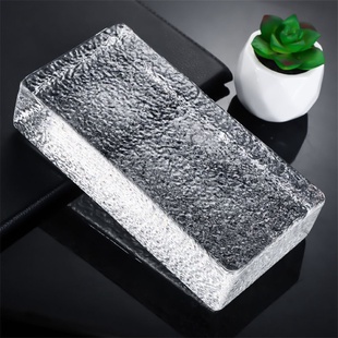 玻璃砖水晶砖屏风隔断墙透明光卫生间超白弧形装饰装饰块彩色卡槽