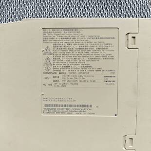 安川驱动器 220V SGPMS 450W 2R5AP0A 咨询