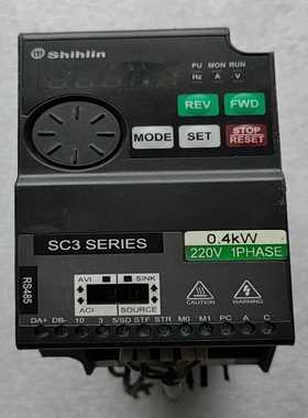 原装士林变频器SC3-021-0.4K功能完好，